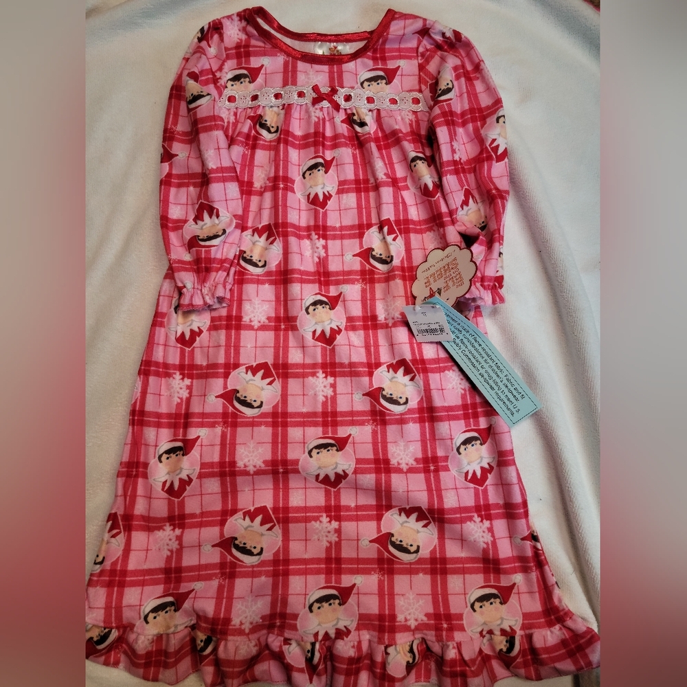 NWT Elf on the shelf nightgown 3t
